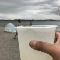 無人島『猿島』でのカップ400割り
